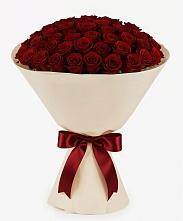 Букет 101 Бордовая роза Блэк Бакарра в Староюрьево