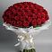 Букет 101 Красная роза Блэк Мэджик в Староюрьево