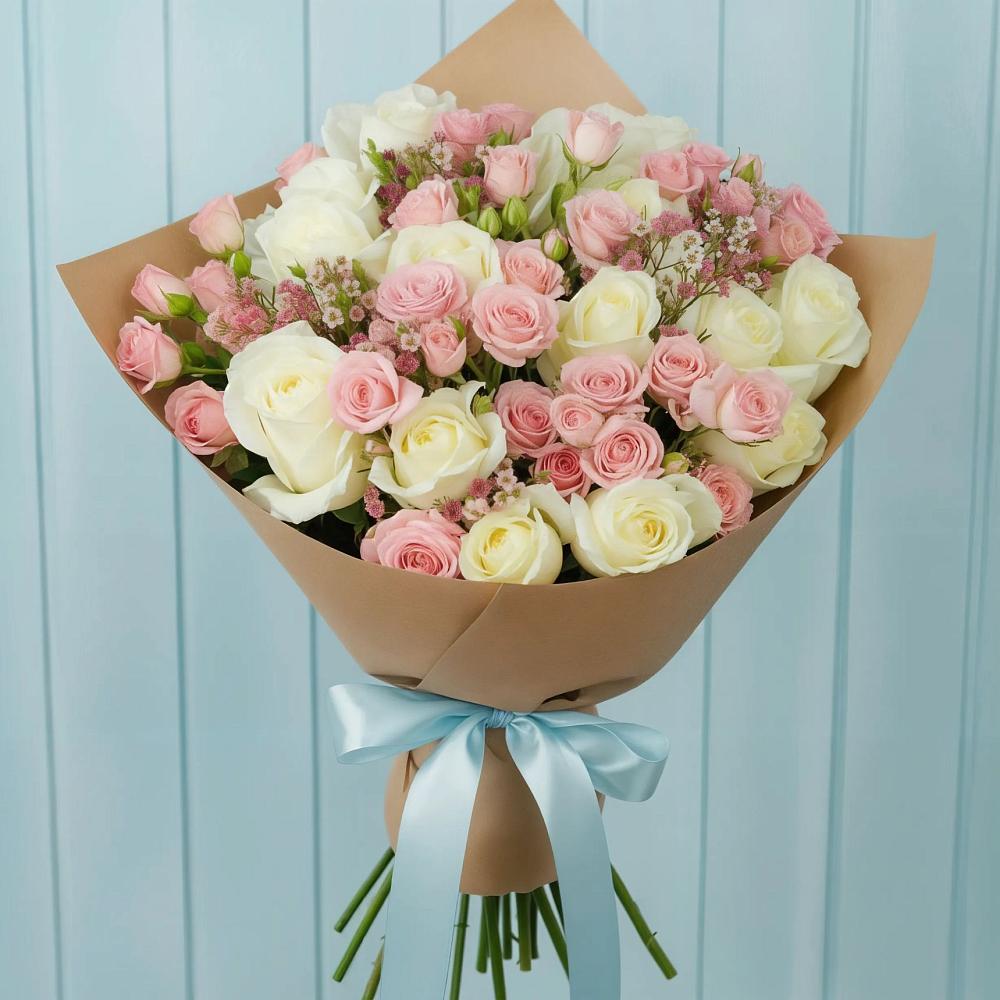 Букет цветов из: Розы в Староюрьево