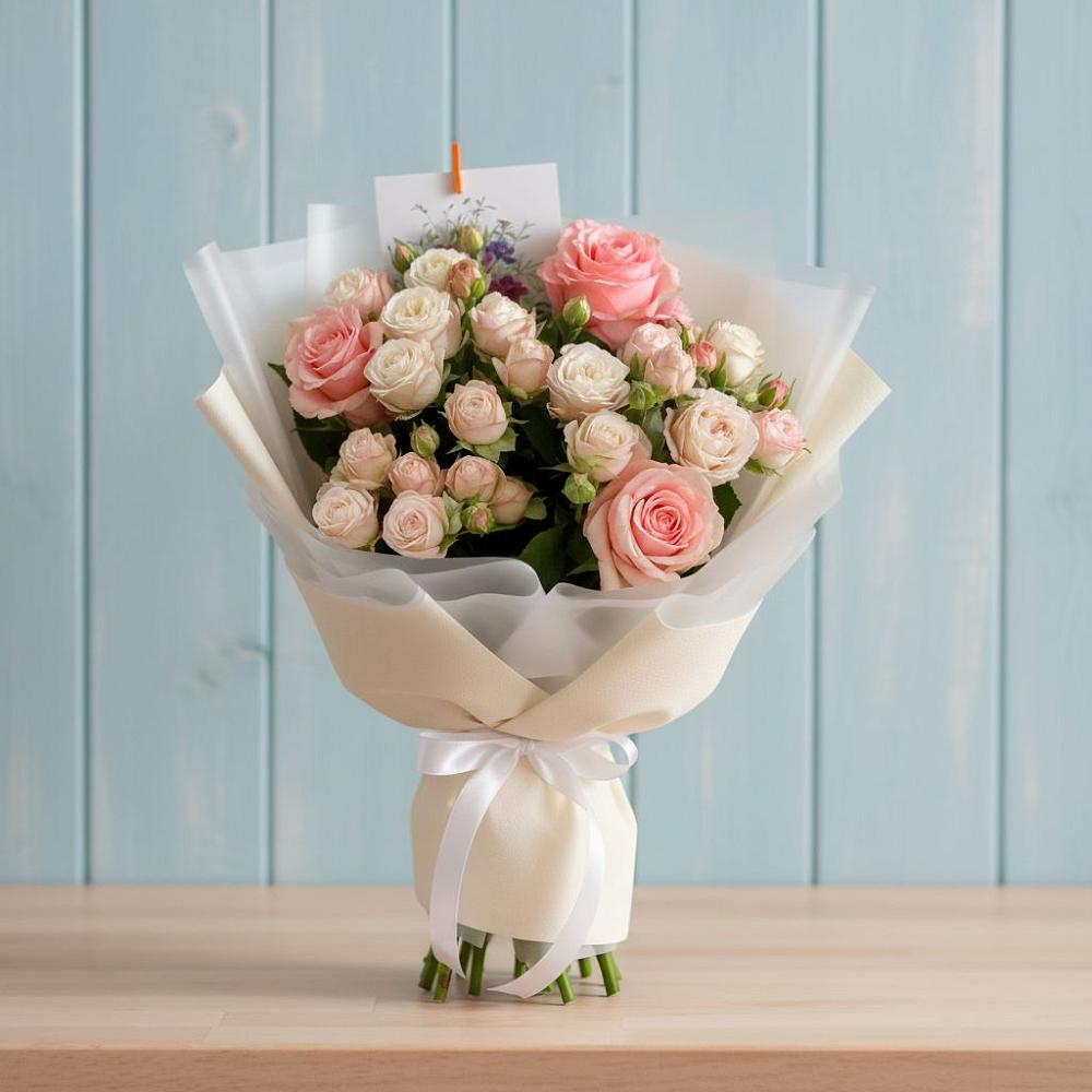 Букет цветов из: Розы в Староюрьево