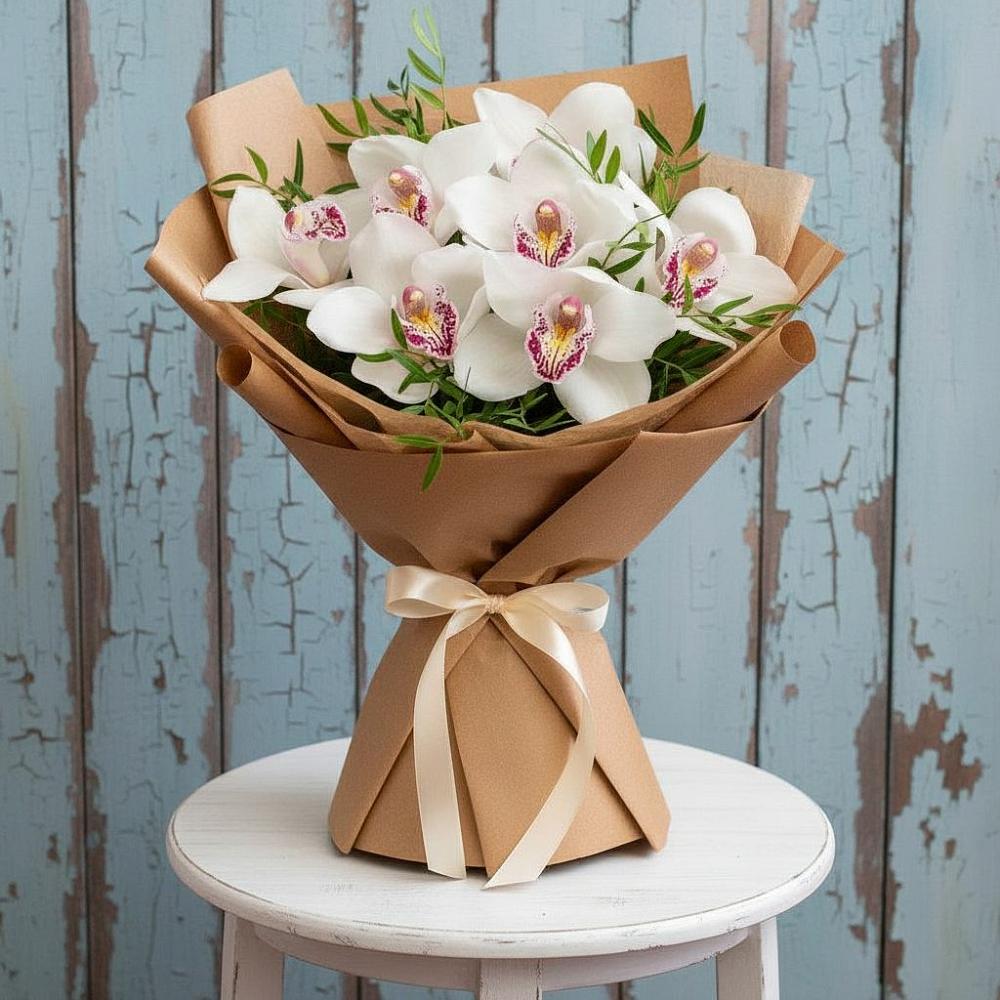 Букет цветов из: Орхидеи и Розы в Староюрьево