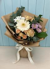 Букет цветов из:  Герберы и Хризантемы в Староюрьево