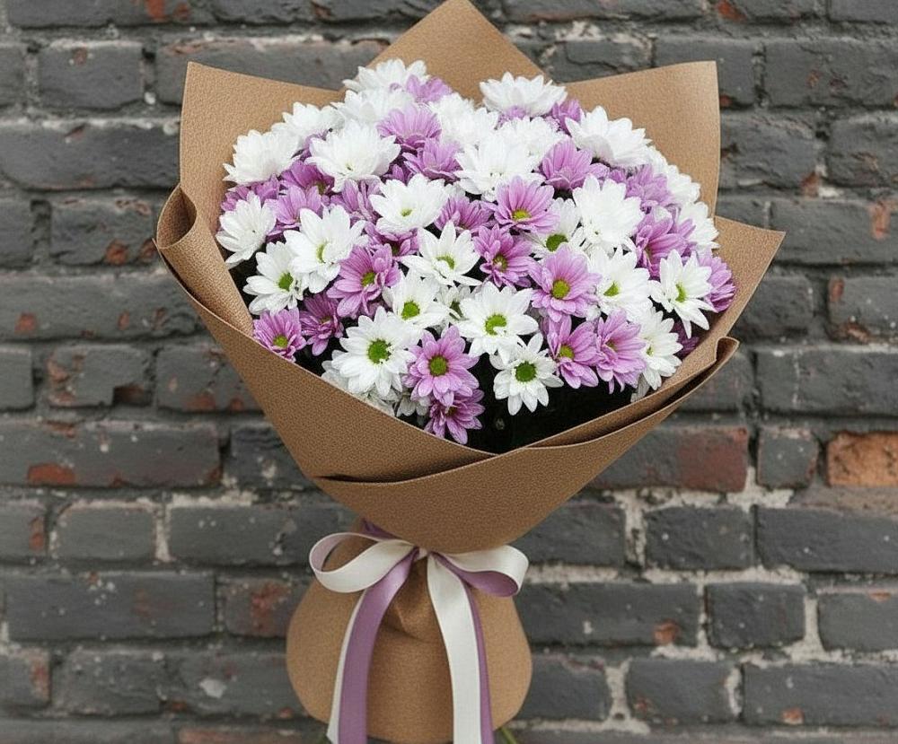 Букет цветов из: Хризантемы в Староюрьево