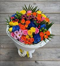 Букет цветов из:  Розы и Хризантемы в Староюрьево