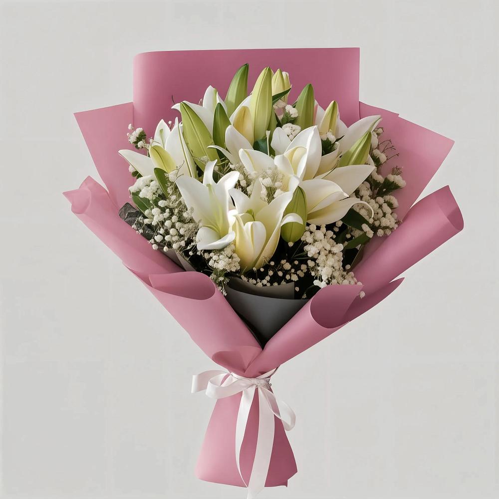 Букет цветов из: Лилии в Староюрьево