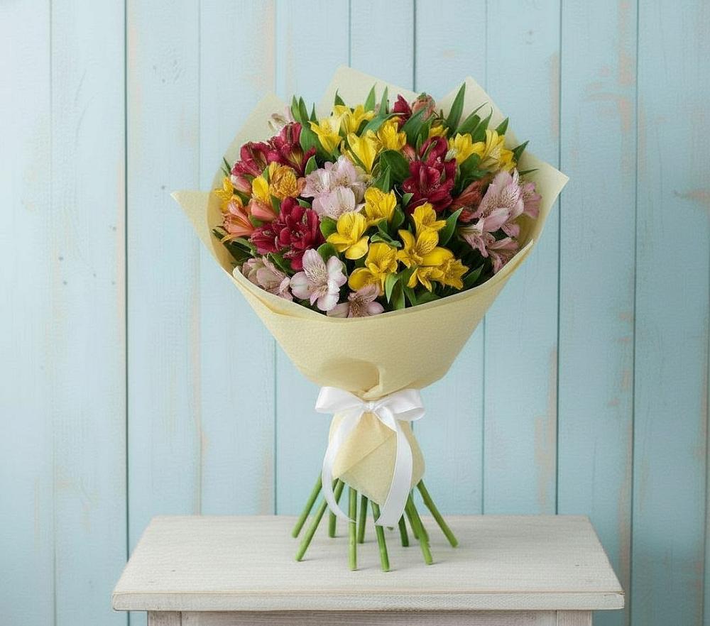 Букет цветов из: Альстромерии в Староюрьево