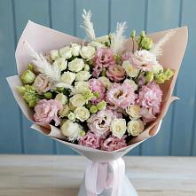 Букет цветов из:  Альстромерии и Розы #REPLACE_PRED# Староюрьево